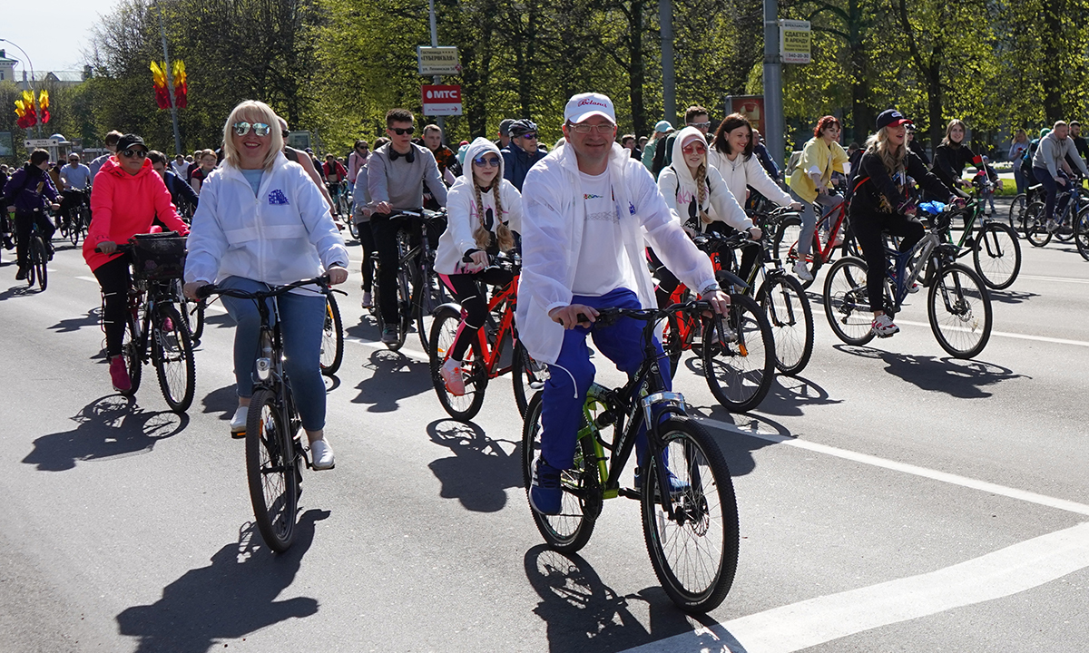 МОЦИС принял участие в городском велопробеге